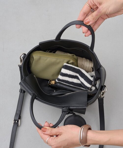 BEARDSLEY グレー ハンドバッグ ミニハンドバッグ（ハンドバッグ）｜BEARDSLEY（ビアズリー）の