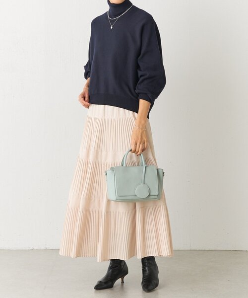 BEARDSLEY(ビアズリー)の「《本革》ミニハンドバッグ(ハンドバッグ・レディース・ピンク/ミント/ブラック/グレー系その他・FREE)」の12枚目の写真