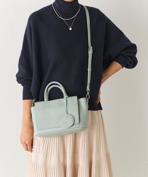 BEARDSLEY（ビアズリー）の「《本革》ミニハンドバッグ（ハンドバッグ・レディース・ピンク/ミント/ブラック/グレー系その他・FREE）」の16枚目の写真