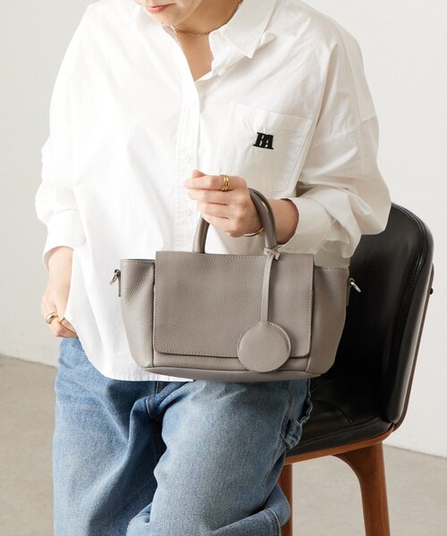 BEARDSLEY(ビアズリー)の「《本革》ミニハンドバッグ(ハンドバッグ・レディース・ピンク/ミント/ブラック/グレー系その他・FREE)」の20枚目の写真