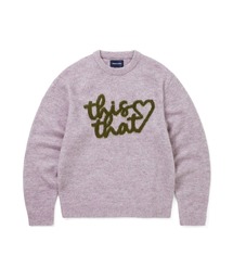 Heart Logo knit Sweater