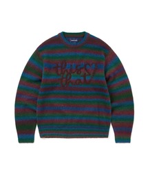 thisisneverthat(fBXCYlo[Ubg)Heart Logo knit Sweater(jbg/Z[^[)