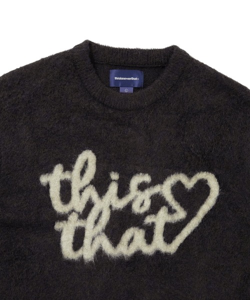 Heart Logo knit Sweater（ニット/セーター）｜thisisneverthat