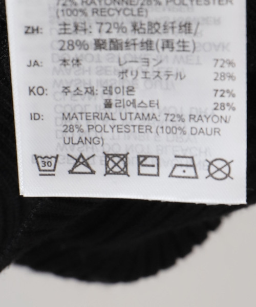 adidas(アディダス)の「adidas / アディダス SLIM KNIT TT(ニット/セーター・レディース・ブラック/レッド・MEDIUM)」の12枚目の写真