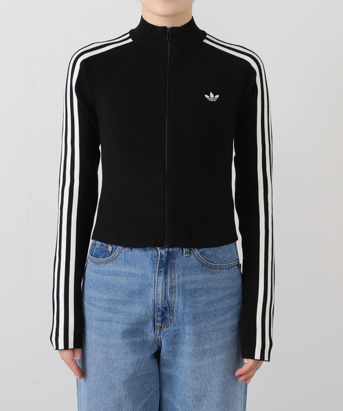 adidas(アディダス)の「adidas / アディダス SLIM KNIT TT(ニット/セーター・レディース・ブラック/レッド・MEDIUM)」の15枚目の写真