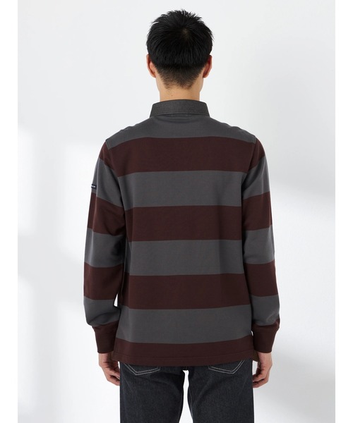 McGREGOR（マックレガー）の「ラガーシャツ（ポロシャツ・メンズ・ネイビー/ワイン・M/L）」の5枚目の写真