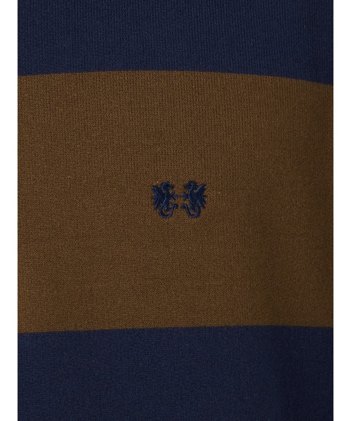 McGREGOR（マックレガー）の「ラガーシャツ（ポロシャツ・メンズ・ネイビー/ワイン・M/L）」の12枚目の写真