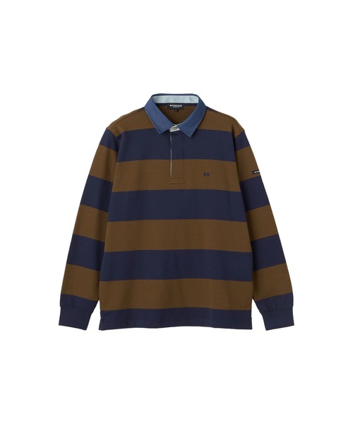 McGREGOR（マックレガー）の「ラガーシャツ（ポロシャツ・メンズ・ネイビー/ワイン・M/L）」の14枚目の写真