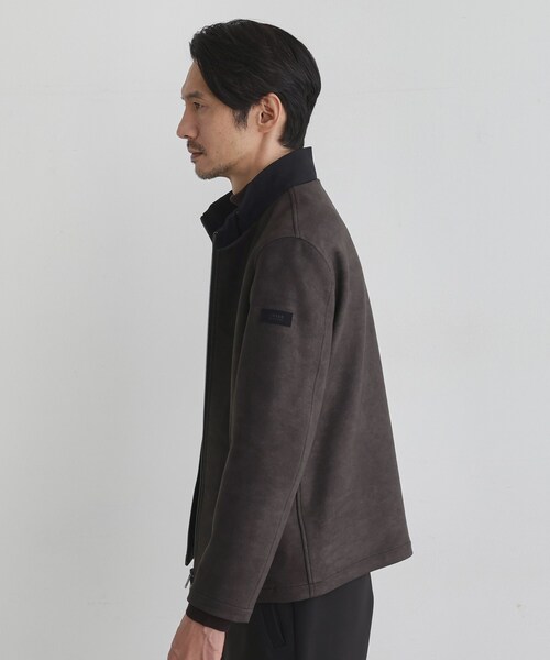 TAKEO KIKUCHI（タケオキクチ）の「【JUST ONE LAYER】ダウンファブリック ジップアップ フード ブルゾン（ブルゾン・メンズ・チャコールグレー/サンドベージュ/ネイビー・01/05/04/02/03）」の10枚目の写真