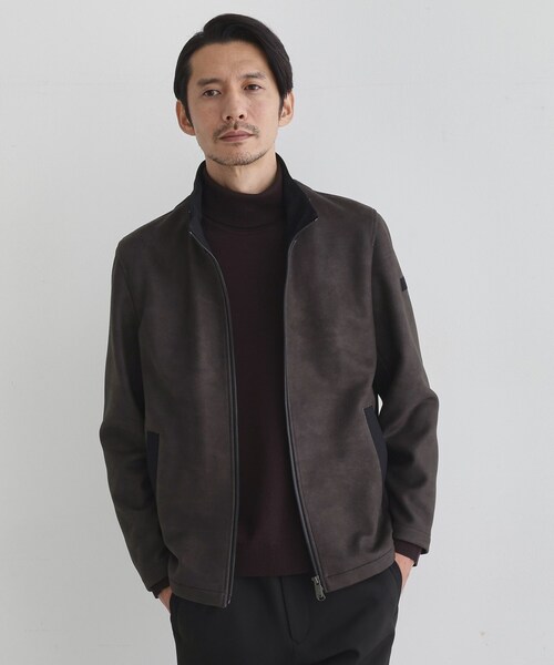 TAKEO KIKUCHI（タケオキクチ）の「【JUST ONE LAYER】ダウンファブリック ジップアップ フード ブルゾン（ブルゾン・メンズ・チャコールグレー/サンドベージュ/ネイビー・01/05/04/02/03）」の11枚目の写真