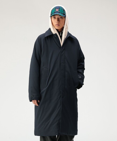ワイドフィット 中綿ステンカラーコート（ステンカラーコート）｜BEAMS