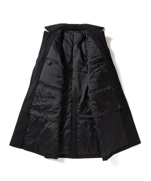 BEAMS(ビームス)の「ワイドフィット 中綿ステンカラーコート(ステンカラーコート・メンズ・ブラック/ネイビー・M/S/L/XL)」の7枚目の写真