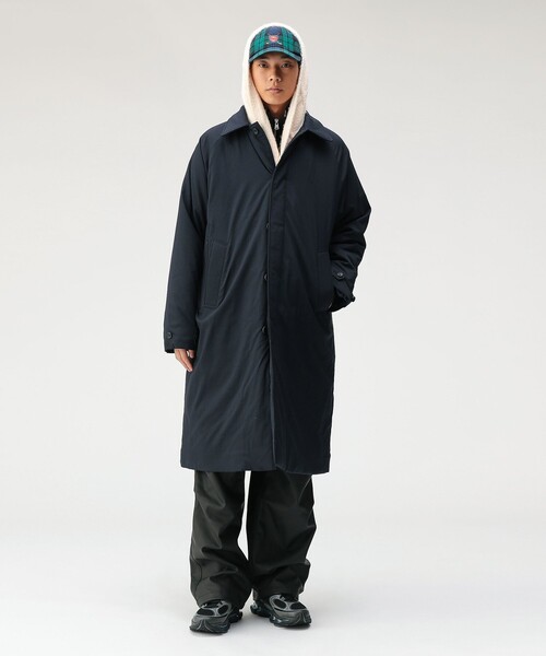 ワイドフィット 中綿ステンカラーコート（ステンカラーコート）｜BEAMS