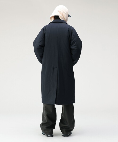 BEAMS(ビームス)の「ワイドフィット 中綿ステンカラーコート(ステンカラーコート・メンズ・ブラック/ネイビー・M/S/L/XL)」の16枚目の写真