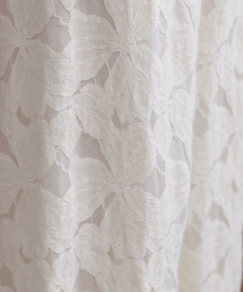 Bou Jeloud(ブージュルード)の「起毛レースワイドパンツ(その他パンツ・レディース・ブラック/オフホワイト・FREE)」の12枚目の写真