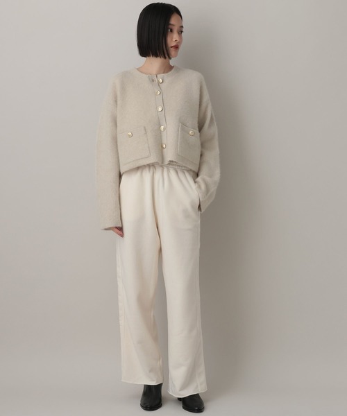 A part by(アパートバイ)の「ウラキモウスエットパンツ(スウェットパンツ・レディース・アイボリー/ネイビー/ブルー系その他・FREE)」の6枚目の写真