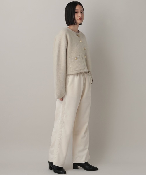 A part by(アパートバイ)の「ウラキモウスエットパンツ(スウェットパンツ・レディース・アイボリー/ネイビー/ブルー系その他・FREE)」の5枚目の写真