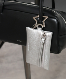 HASHIBAMI（ハシバミ）の「《追加》【HASHIBAMI/ハシバミ】カラビナキーリングジップポーチ（ポーチ）」