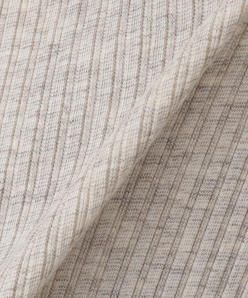 JOURNAL STANDARD LUXE（ジャーナルスタンダード　ラックス）の「テレコ ヘンリーN-プルオーバー（Tシャツ/カットソー・レディース・チャコールグレー/ベージュ・FREE）」の11枚目の写真