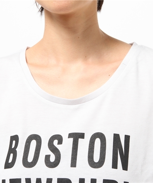 OUTLET（アウトレット）の「【Discoat Parisien】ロゴプリントT（Tシャツ/カットソー・レディース・ライトグレー・MEDIUM）」の5枚目の写真