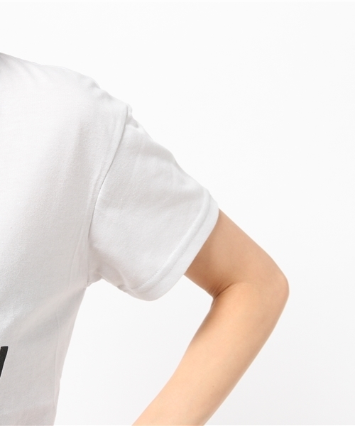OUTLET（アウトレット）の「【Discoat Parisien】ロゴプリントT（Tシャツ/カットソー・レディース・ライトグレー・MEDIUM）」の6枚目の写真