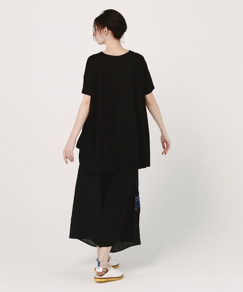 bedsidedrama(ベットサイドドラマ)の「Mosaic Garden Pants(その他パンツ・レディース・ホワイト/ブラック・1)」の5枚目の写真