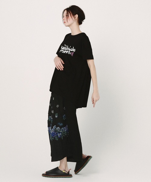 bedsidedrama(ベットサイドドラマ)の「Mosaic Garden Pants(その他パンツ・レディース・ホワイト/ブラック・1)」の6枚目の写真