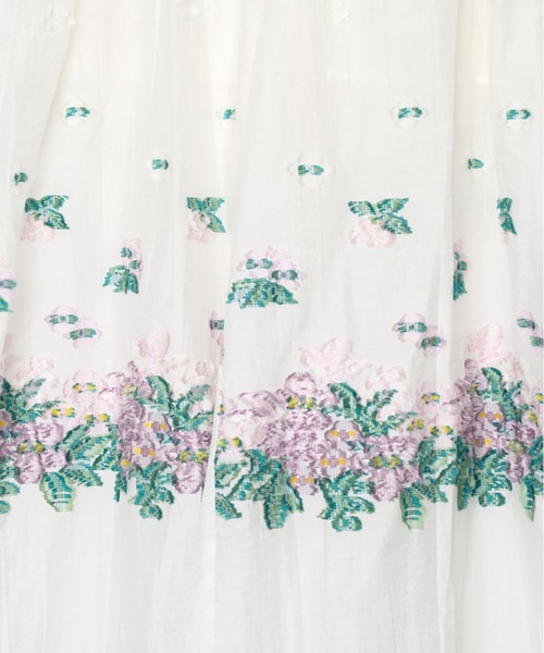 bedsidedrama(ベットサイドドラマ)の「Mosaic Garden Pants(その他パンツ・レディース・ホワイト/ブラック・1)」の13枚目の写真
