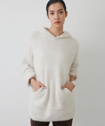 THE PAUSE | 【THE PAUSE】ファーニットフーディープルオーバー(ニット/セーター)