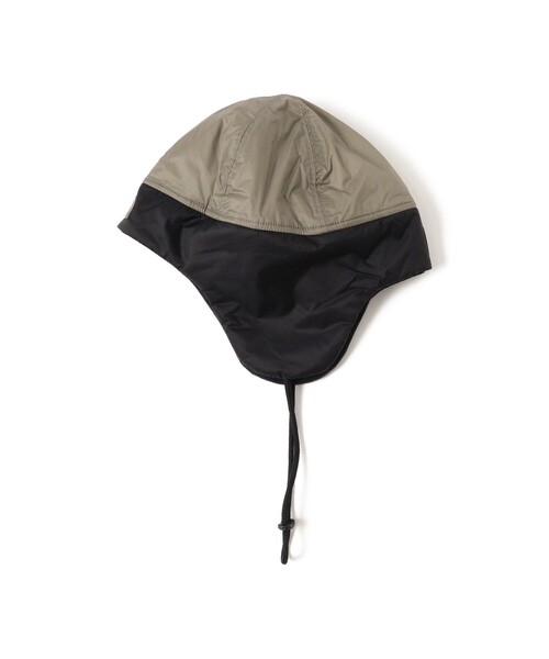 THE NORTH FACE（ザノースフェイス）の「THE NORTH FACE / インサレーテッド パウダー ビーニー（ニットキャップ/ビーニー・レディース・イエロー/オリーブ・LARGE）」の2枚目の写真