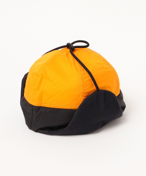 THE NORTH FACE（ザノースフェイス）の「THE NORTH FACE / インサレーテッド パウダー ビーニー（ニットキャップ/ビーニー・レディース・イエロー/オリーブ・LARGE）」の4枚目の写真