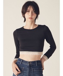 LILY BROWN(リリーブラウン)の【LILY BROWN Lingerie】メルティヒートクルーネック(吸湿発熱機能付)(インナーウェア/肌着)