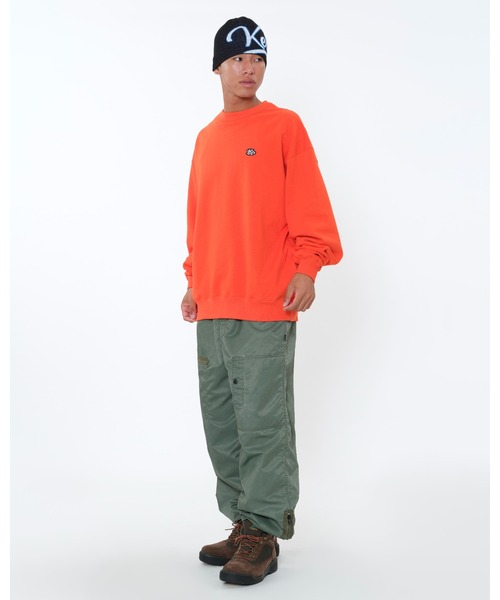 KEBOZ(ケボズ)の「EFG WAPPEN SWEAT CREWNECK(スウェット・メンズ・オレンジ/ネイビー/ブラック/グレー・M/L/XL/S/2XL)」の22枚目の写真