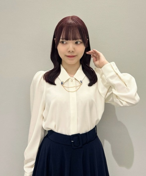 an another angelus(アンアナザーアンジェラス)の「ローズカメオブローチ付きブラウス/fint フィント(シャツ/ブラウス・レディース・ピンクベージュ/オフホワイト・FREE)」の17枚目の写真