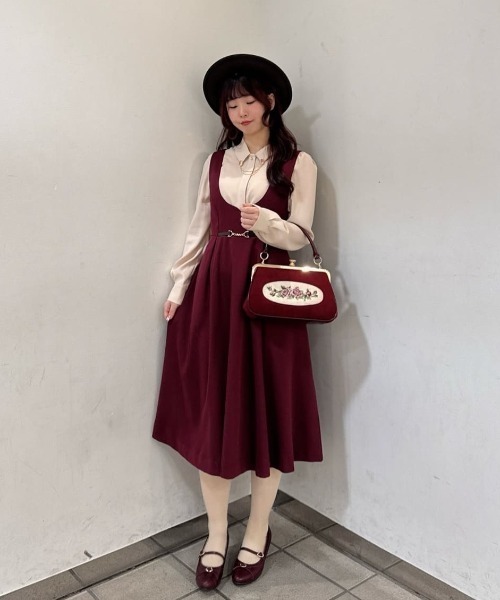 an another angelus(アンアナザーアンジェラス)の「ローズカメオブローチ付きブラウス/fint フィント(シャツ/ブラウス・レディース・ピンクベージュ/オフホワイト・FREE)」の18枚目の写真