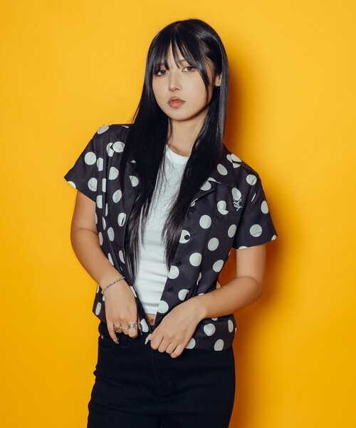 Subciety（サブサエティ）の「【WOMEN】Dot shirt（シャツ/ブラウス・レディース・ピンク/グリーン/ブラック・FREE）」の16枚目の写真