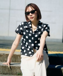 【WOMEN】Dot shirt