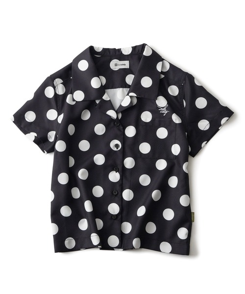 Subciety（サブサエティ）の「【WOMEN】Dot shirt（シャツ/ブラウス・レディース・ピンク/グリーン/ブラック・FREE）」の4枚目の写真