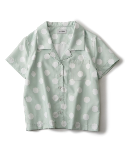 Subciety（サブサエティ）の「【WOMEN】Dot shirt（シャツ/ブラウス・レディース・ピンク/グリーン/ブラック・FREE）」の5枚目の写真