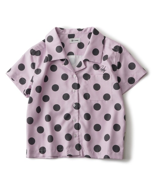 Subciety（サブサエティ）の「【WOMEN】Dot shirt（シャツ/ブラウス・レディース・ピンク/グリーン/ブラック・FREE）」の6枚目の写真