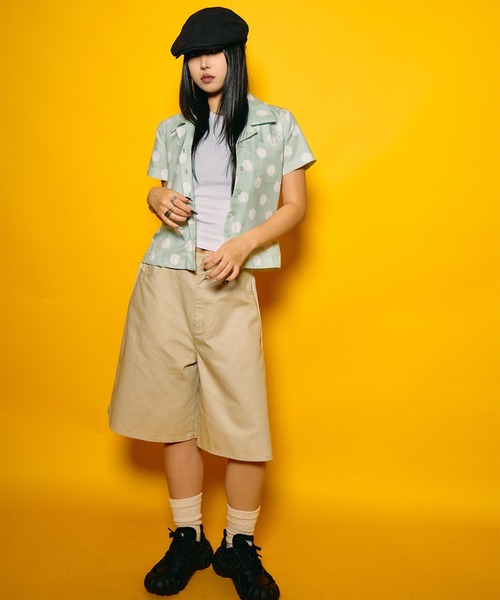 Subciety（サブサエティ）の「【WOMEN】Dot shirt（シャツ/ブラウス・レディース・ピンク/グリーン/ブラック・FREE）」の9枚目の写真
