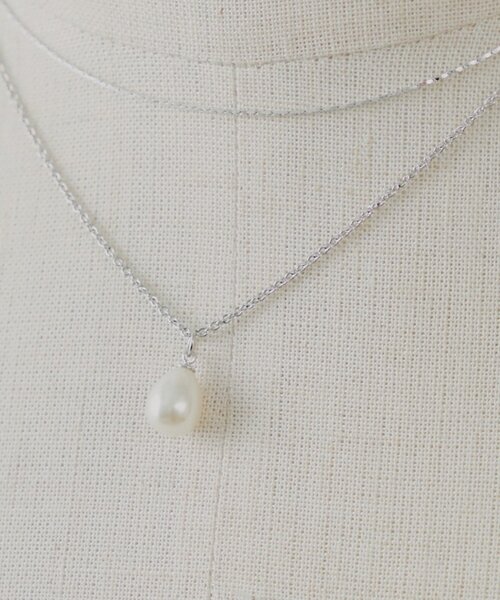 Chico(チコ)の「パール付きチェーンネックレス(ネックレス・レディース・ゴールド/シルバー・FREE)」の4枚目の写真