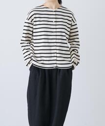 コットンフライススナップカーディガン