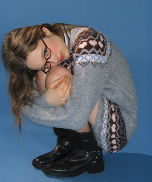 RONRON(ロンロン)の「HEART NORDIC ZIP UP SKIRT GREY(スカート・レディース・その他・FREE)」の2枚目の写真