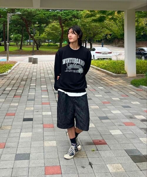 GAKKAI UNIONS(ガッカイユニオンズ)の「ウィンターキャンプ スウェット ブラック(スウェット・レディース・その他・SMALL/MEDIUM/LARGE/X-LARGE)」の9枚目の写真