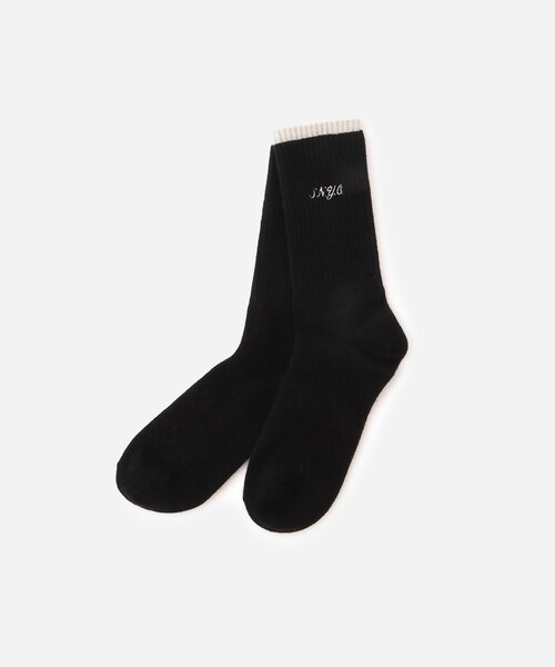 Saturdays NYC(サタデーズ ニューヨークシティ )の「SNYC Wool Socks(ソックス/靴下・メンズ・ブラック/オリーブ/ワイン/オフホワイト・FREE)」の1枚目の写真