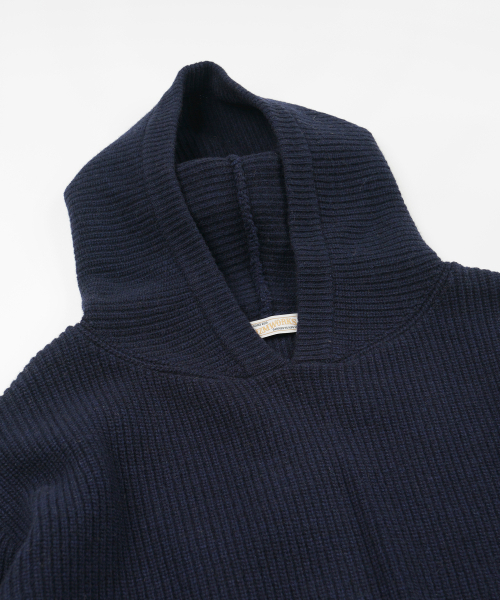 FRIZMWORKS(フリズムワークス)の「KANGAROO KNIT PULLOVER HOODY _ NAVY(ニット/セーター・メンズ・その他・SMALL/MEDIUM/LARGE/X-LARGE)」の3枚目の写真