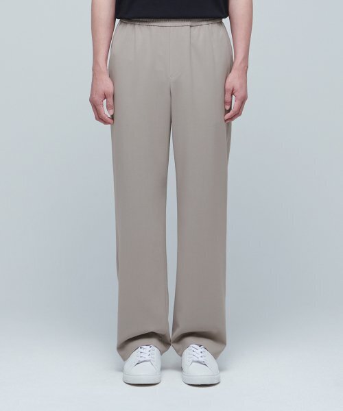 MUSINSA STANDARD（ムシンサスタンダード）の「ジェンダーレスワイドバンディングスラックス[ライトベージュ]（スラックス・レディース・その他・34/32/30/24/26/28/38/42/36）」の18枚目の写真