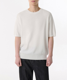 MUSINSA STANDARD（ムシンサスタンダード）の「Cool Touch Crew Neck Short Sleeve Knit [Ivory]（ニット/セーター・メンズ）」