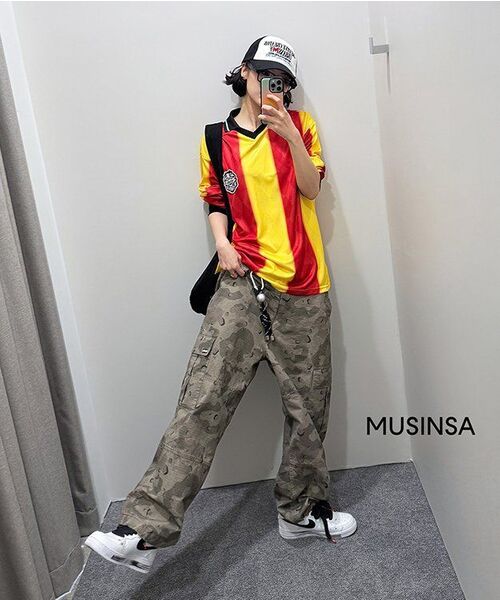 YOUHEE(ユヒ)の「YOUHEE TERRY BIG BAG BLACK(メッセンジャーバッグ・レディース・その他・FREE)」の6枚目の写真